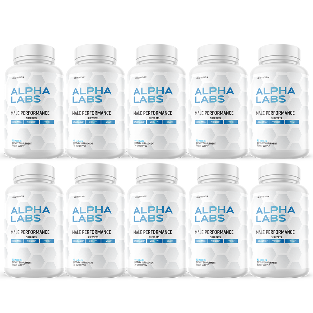 Alpha Labs - Male Enhancement Dietary Supplement 60 Tablets (10 Pack)